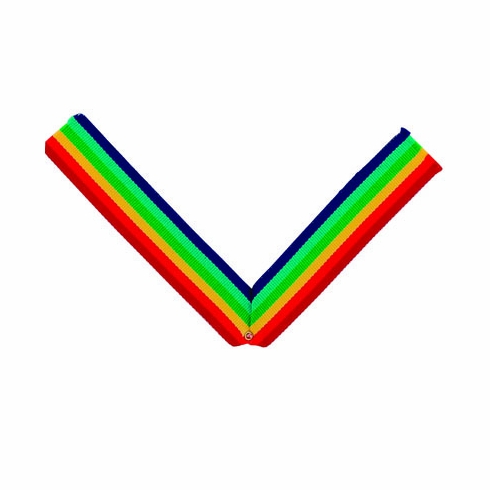 NECK RIBBON, RAINBOW