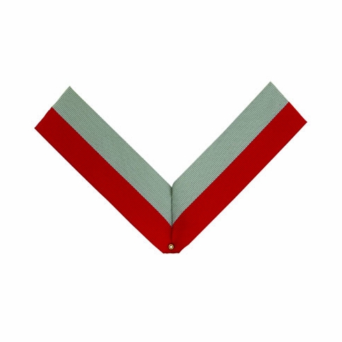 NECK RIBBON, RED AND GRAY