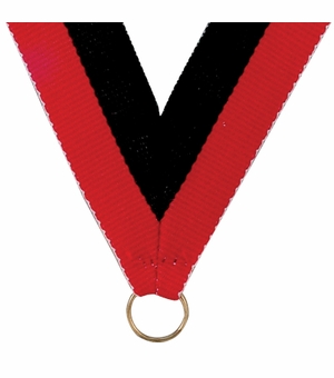 NECK RIBBON RED & BLACK