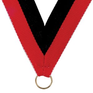 NECK RIBBON RED & BLACK