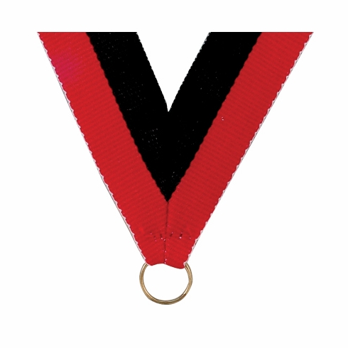 NECK RIBBON RED & BLACK