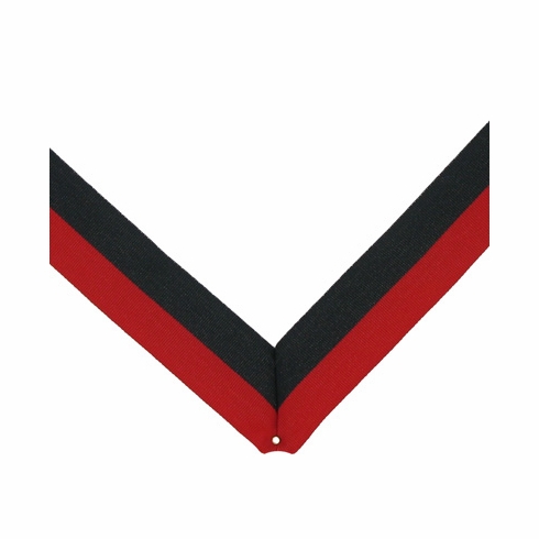 NECK RIBBON, RED & BLACK