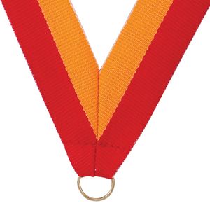 NECK RIBBON RED & GOLD