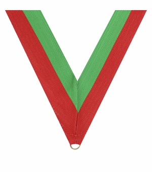 NECK RIBBON RED & GREEN