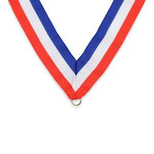 NECK RIBBON RED, WHITE, BLUE