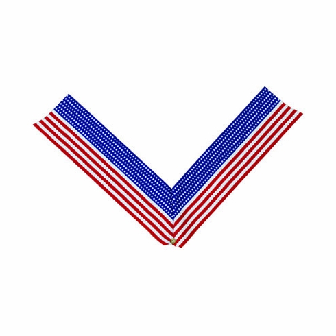 NECK RIBBON, STARS AND STRIPES