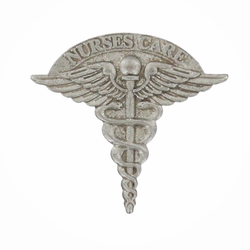 NURSE CARE CADUCEUS LAPEL PIN, 7/8 INCH