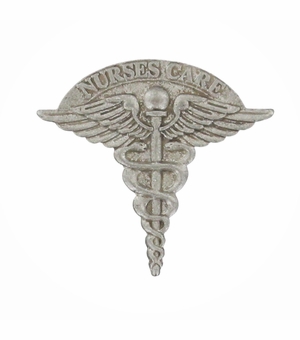 NURSE CARE CADUCEUS LAPEL PIN, 7/8 INCH