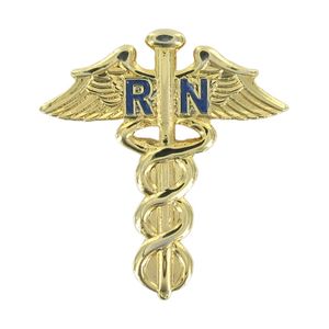 NURSING CADUCEUS LAPEL PIN