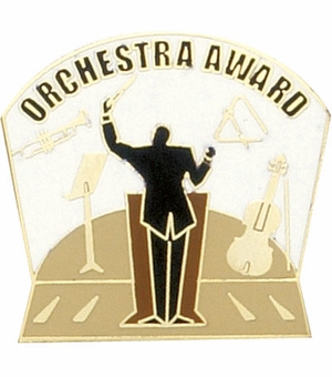 ORCHESTRA AWARD PIN ENAMELED