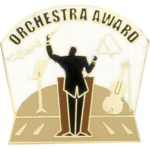 ORCHESTRA AWARD PIN ENAMELED