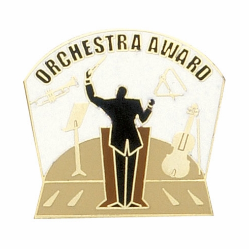 ORCHESTRA AWARD PIN ENAMELED