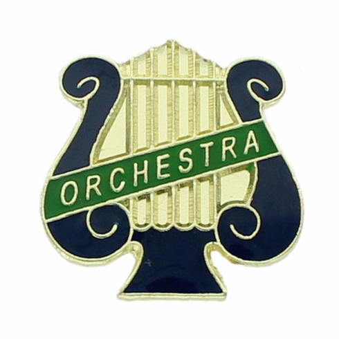 ORCHESTRA PIN MUSIC LYRE