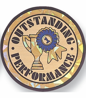 2 Inch in Diameter Round Outstanding Performance Insert with Mylar Detailing