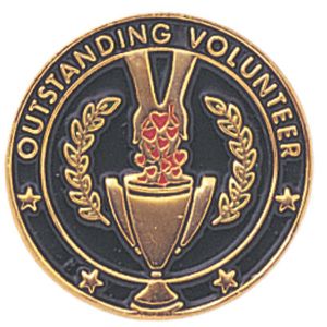 OUTSTANDING VOLUNTEER PIN