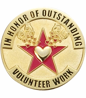 OUTSTANDING/VOLUNTEER WORK PIN