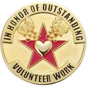 OUTSTANDING/VOLUNTEER WORK PIN