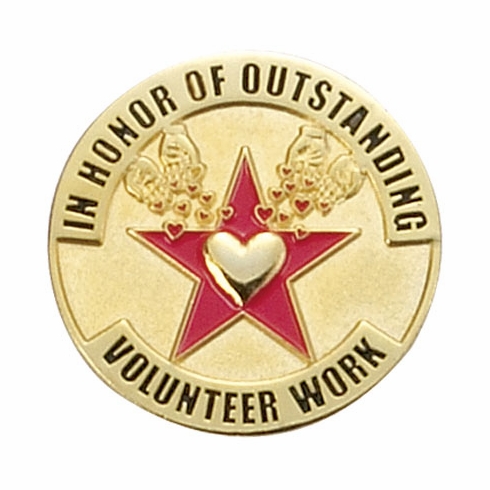 OUTSTANDING/VOLUNTEER WORK PIN