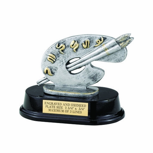 PAINT PALET RESIN TROPHY