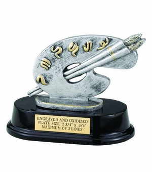 PAINT PALET RESIN TROPHY