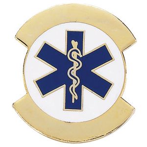 VOLUNTEER PARAMEDIC PIN, BLANK BARS