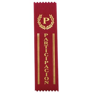 PARTICIPACION RED SATIN RIBBON