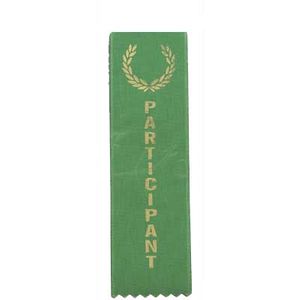 PARTICIPANT GREEN SATIN RIBBON