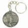 PATRIOTS ANTIQUE SATIN PEWTER KEY CHAIN