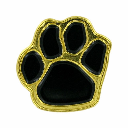 PAW PRINT PIN, BLACK