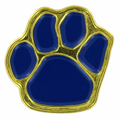 PAW PRINT PIN, BLUE