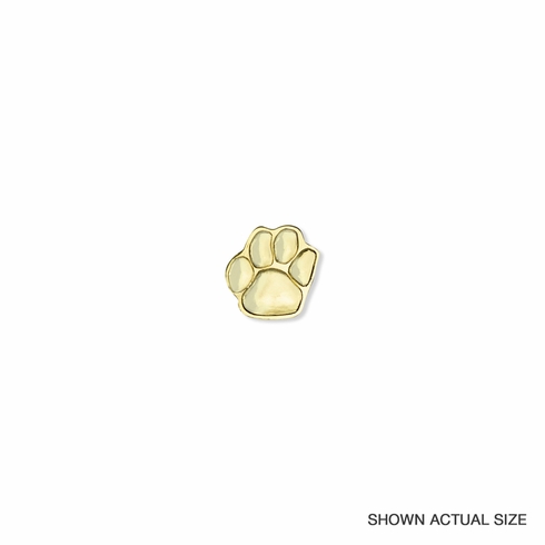 PAW PRINT PIN, GOLD