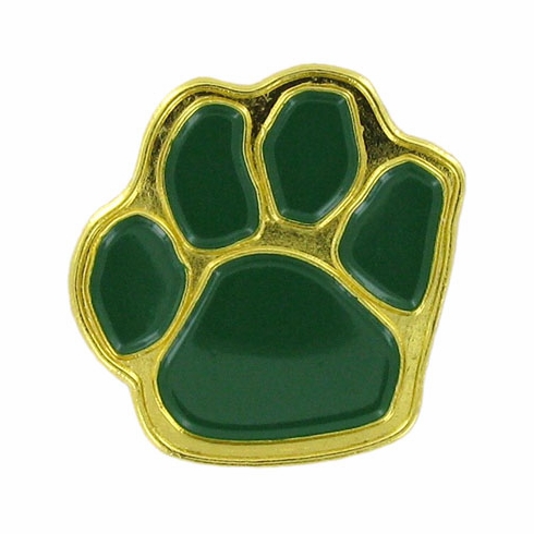 PAW PRINT PIN, GREEN
