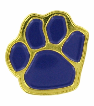 PAW PRINT PIN, PURPLE