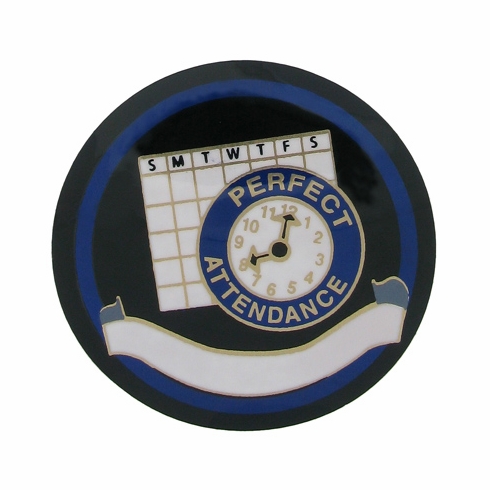 2 Inch in Diameter Round Perfect Attendance Mylar Insert