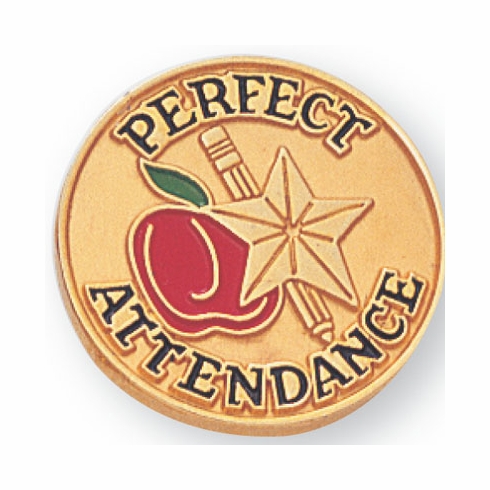 PERFECT ATTENDANCE PIN