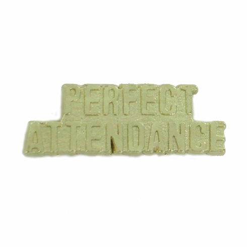PERFECT ATTENDANCE PIN GOLD