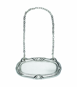 PEWTER DECANTER LABEL