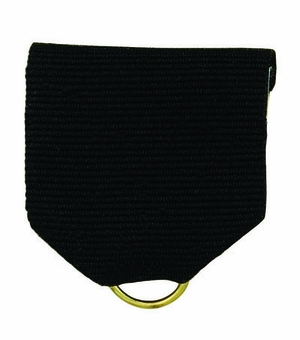 PIN BACK RIBBON, BLACK