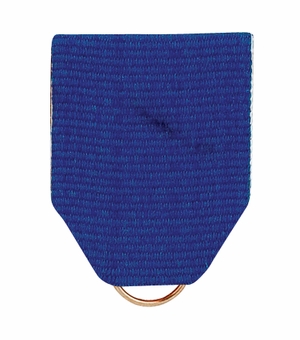 PIN BACK RIBBON BLUE