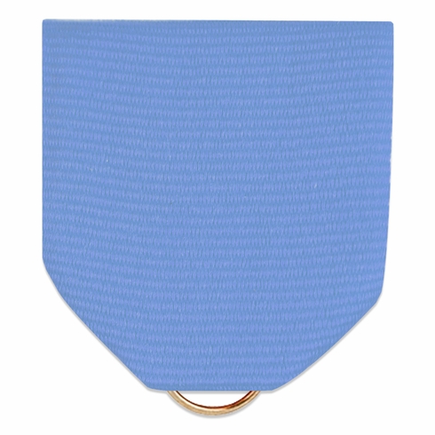 Pin Back Ribbon Light Blue