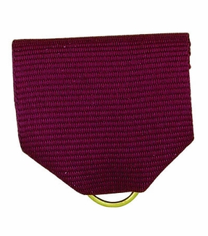 PIN BACK RIBBON, MAROON