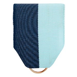 PIN BACK RIBBON NAVY/ BLUE