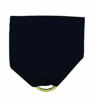 PIN BACK RIBBON, NAVY BLUE