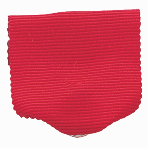 PIN BACK RIBBON, RED