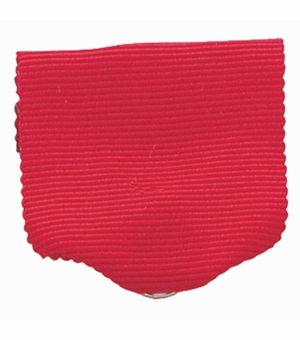 PIN BACK RIBBON, RED