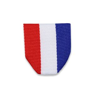 PIN BACK RIBBON RED,WHITE,BLUE