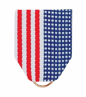 PIN BACK RIBBON STARS AND STRIPE