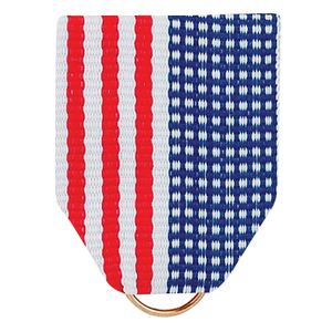 PIN BACK RIBBON STARS AND STRIPE