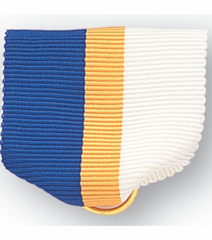 PIN RIBBON BLUE/GOLD/WHITE