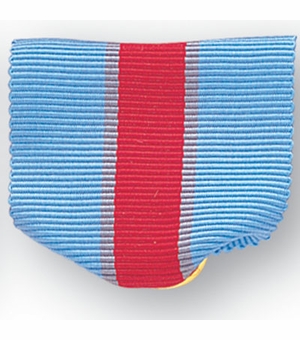 PIN RIBBON, BLUE/RED/BLUE